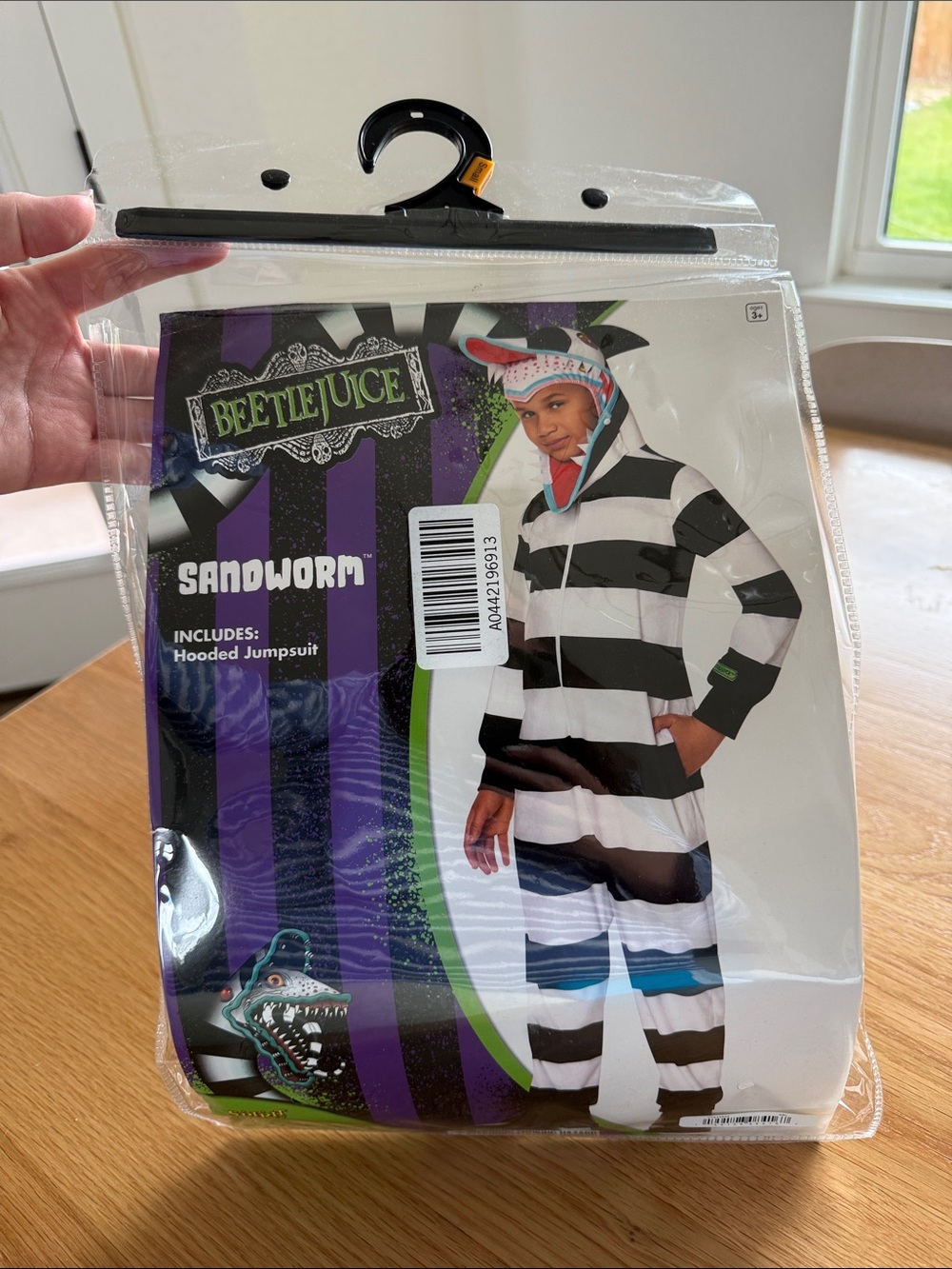 Beetlejuice Sandworm Kids Costume- small